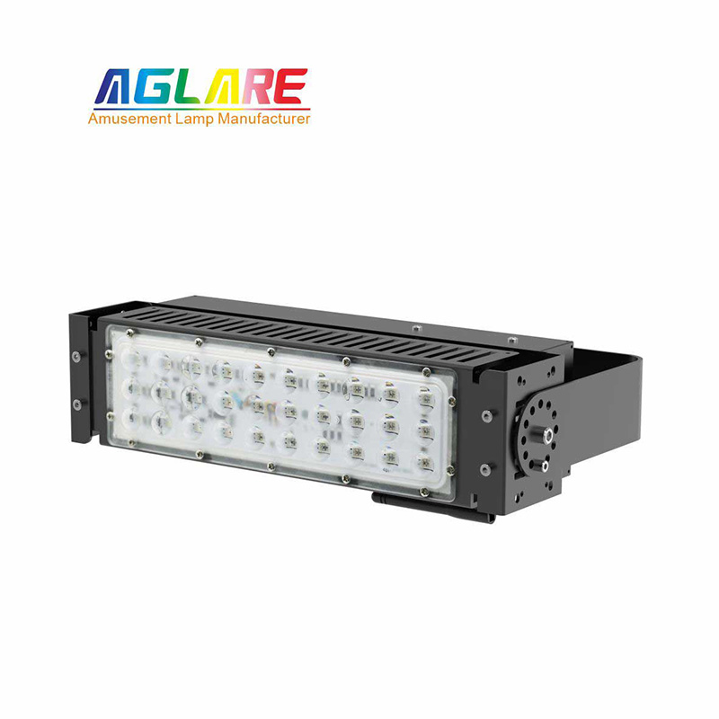 LED彩色投光灯 带？？？？50W变色RGB泛光灯