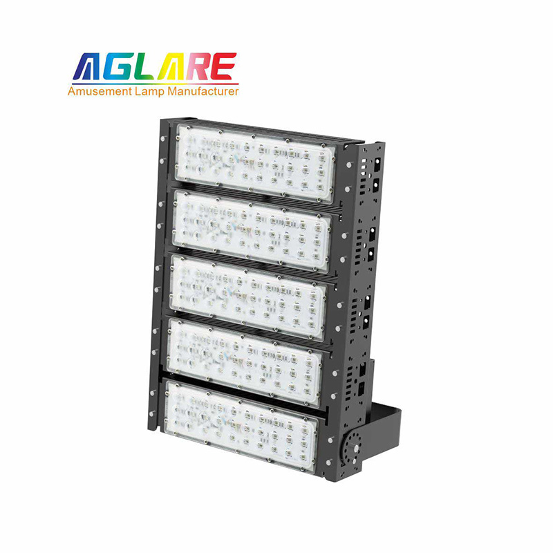 led彩色投光灯 带遥浚？？？？250W变色RGB泛光灯游乐园公园景观户外照明