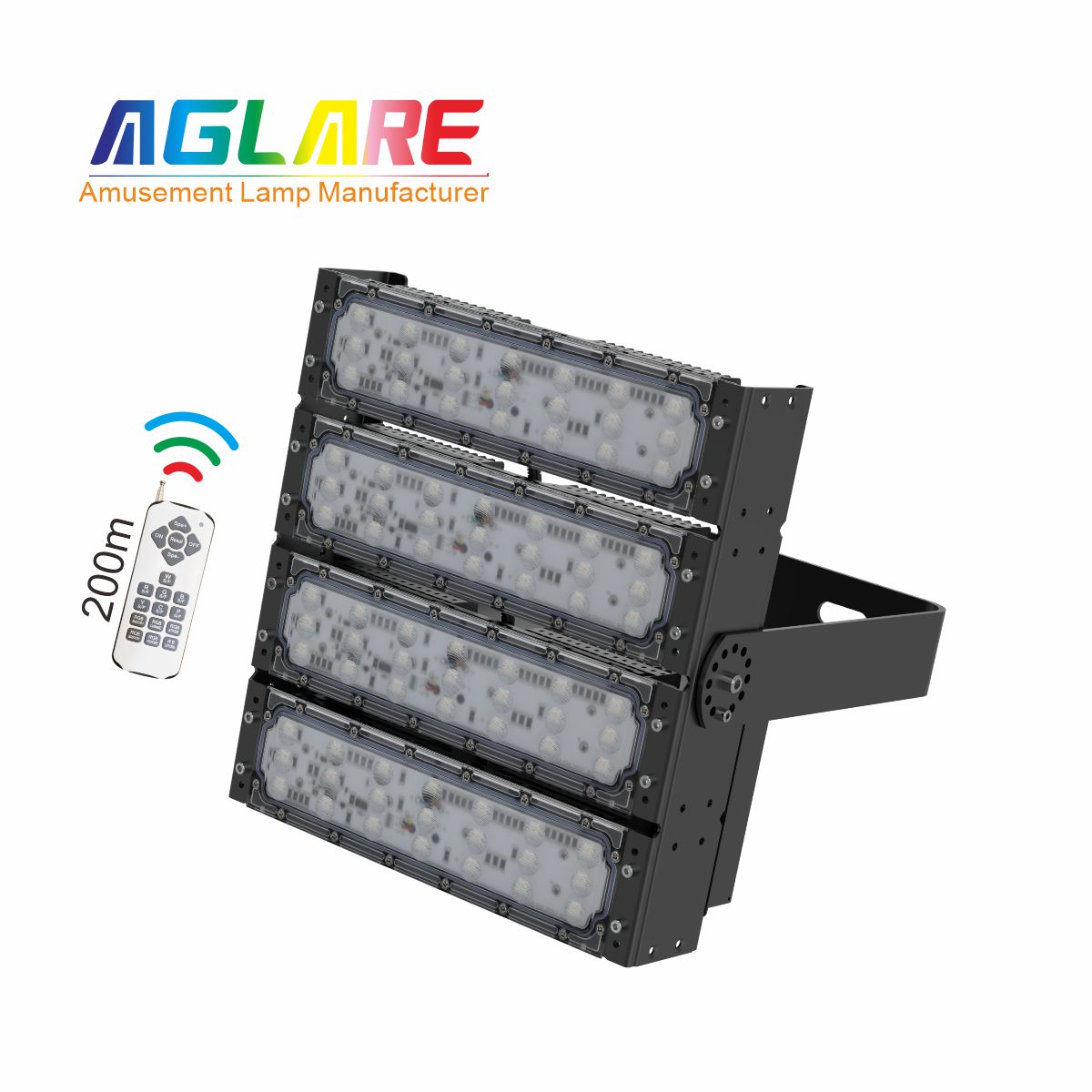 200W RGB彩色投光灯,变色户外射灯带？？仄