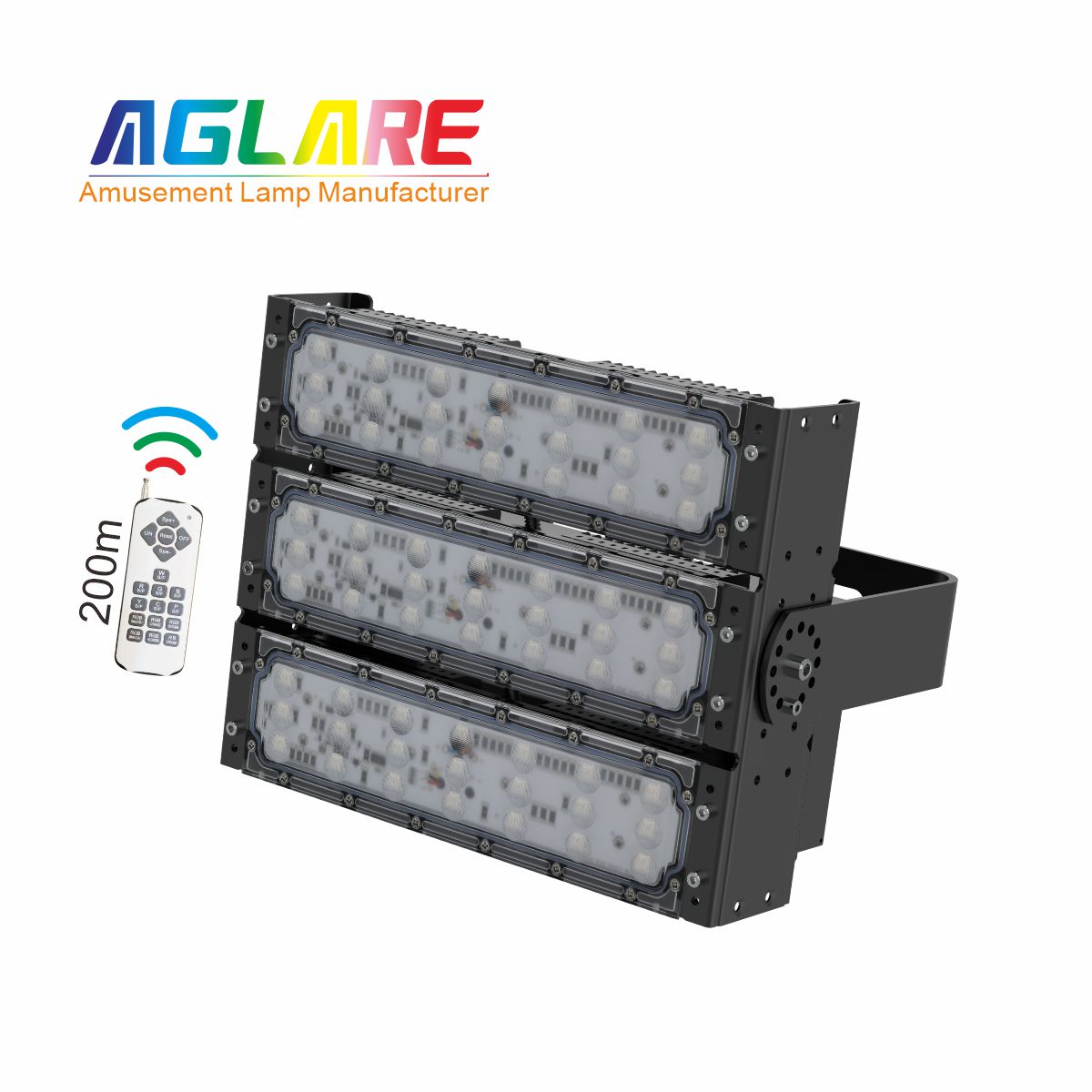 150W LED彩色泛光灯投光灯,变色户外射灯带？？仄