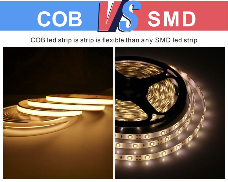 COB灯带黄色 480珠超亮自粘24V低压led柔性灯条_拉斯维加斯游戏集团