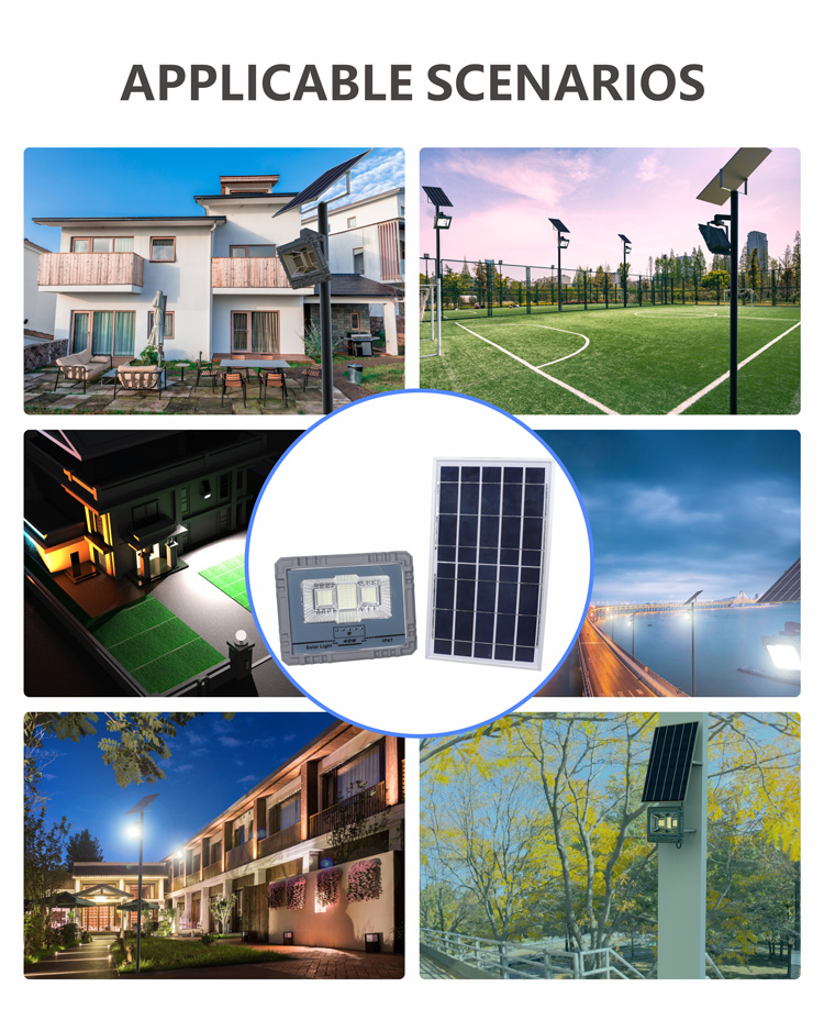 太阳能投光灯40W户外庭院LED高亮便携式太阳能灯_拉斯维加斯游戏集团