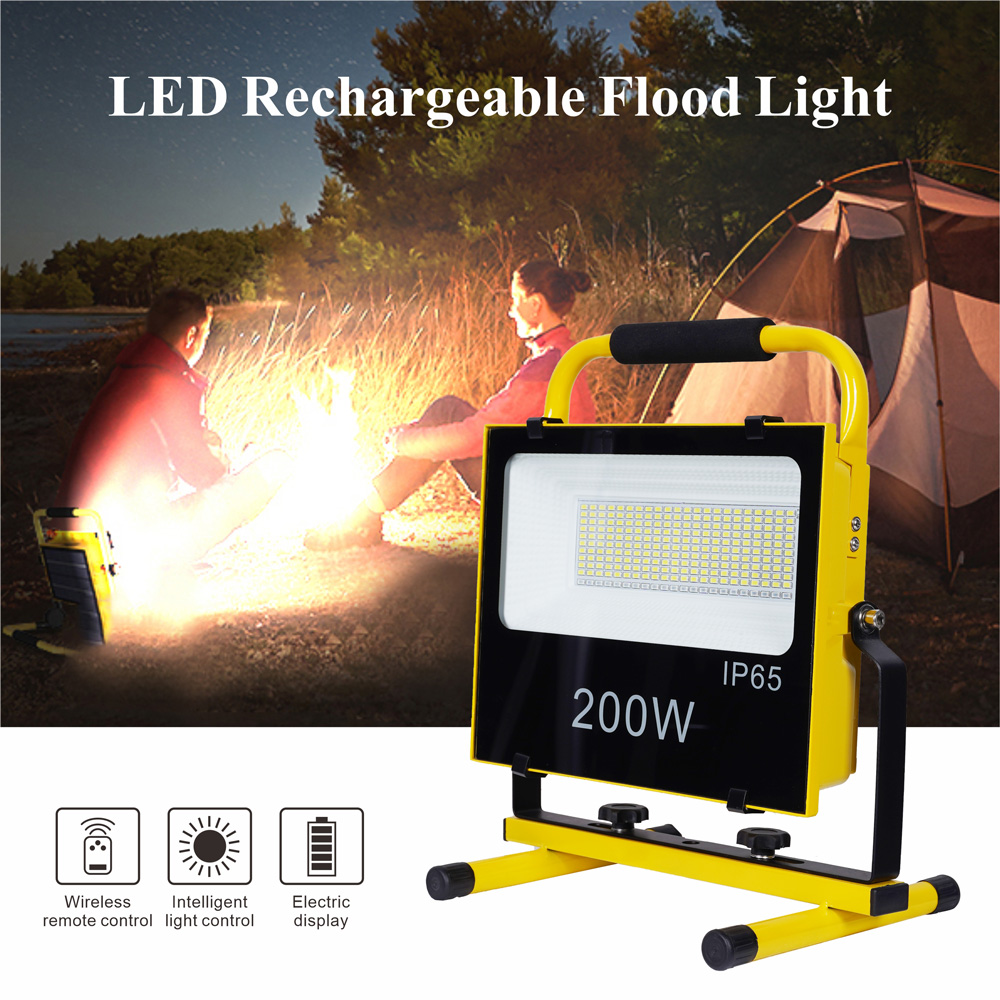 200W LED可充电泛光灯 批发便携式LED投光灯_拉斯维加斯游戏集团