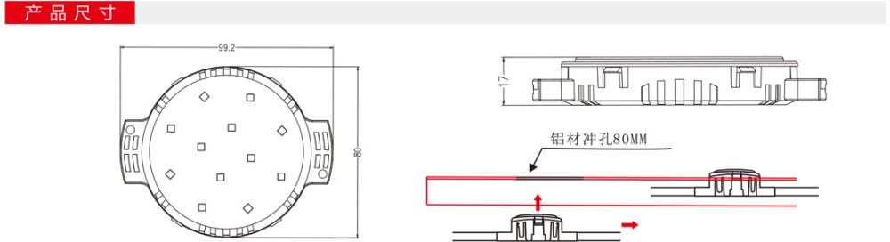 80mm 12 SMD LED 点光源_拉斯维加斯游戏集团